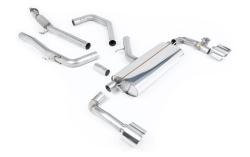Milltek Exhaust – Hyundai i30 N Performance 2.0 T-GDi (280PS – Facelift OPF/GPF Models Only) CAT back Exhaust (REMOVES OPF) Polished tail pipes