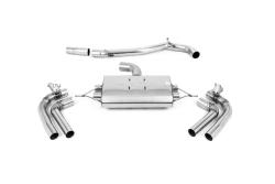 Milltek Exhaust – Seat Cupra Formentor 2.0TFSI 4Drive 310PS Particulate Filter-back Exhaust with black tail pipes